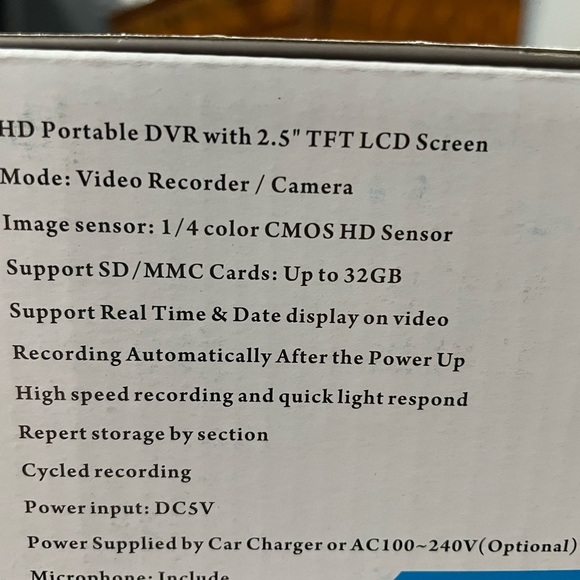 New Dash Camera: DVR Portable Camera with LCD screen. - Picture 2 of 5